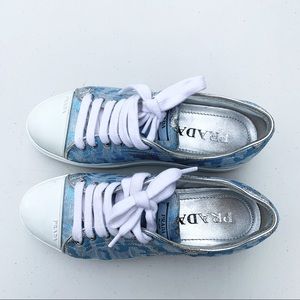 Authentic PRADA platform sneakers